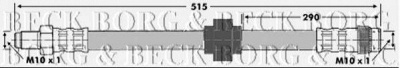 BORG & BECK bbh6839 -  Тормозной шланг